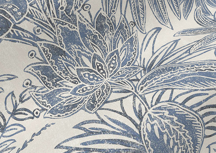 Maui, Indigo - Roman Blind - Image 4